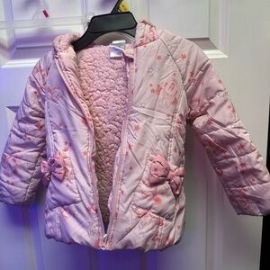 Disney Minnie Mouse coat size 5 excellent condition zipper broken